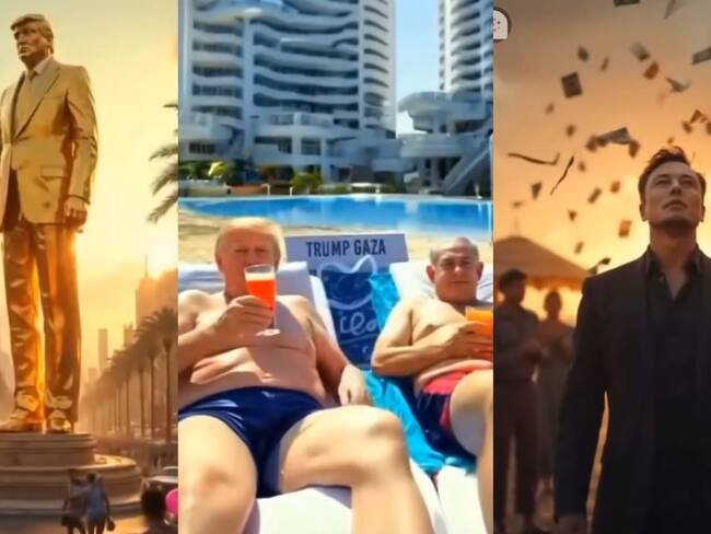 Donald Trump comparte video creado con inteligencia artificial donde muestra “el futuro de Gaza” | VIDEO