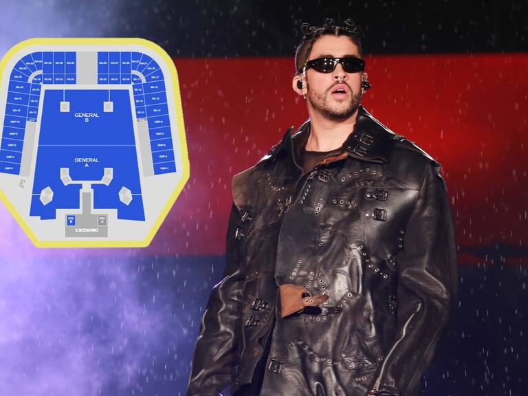 Conoce el mapa del escenario para los conciertos de Bad Bunny en el Estadio GNP antes comprar tus boletos.