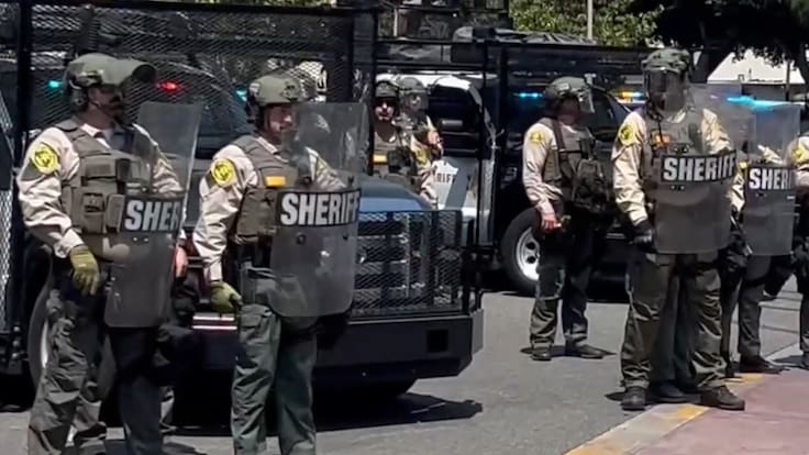 Trump desplegará a Guardia Nacional en LA tras protestas por redadas contra migrantes